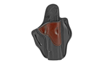 1791 Gun Leathr 1791BH1-BLB-R 1791 Gunleather BH1BLBR BH1 Belt Holster Size 01 OWB Open Top Style made of Leat