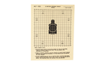 Action Targets 25 METER Action Target ALTC2100 Zeroing  Center Mass Tagboard Hanging 25 Meters 8.75" x 1