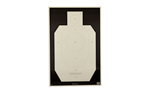 Action Targets OFFICIALLYLICEN Action Target IDPAP100 Military IDPA Silhouette Tagboard Hanging 23" x 35" Black