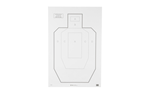 Action Targets OFFICIALUSPSAI Action Target IPSCP100 Military IPSC/USPSA IPSC Paper Hanging 23" x 35" Black/Wh