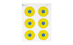 Action Targets HIGH VISIBILITY Action Target PRBE6100 High Visibility  Bullseye Paper 17.50" x 23" Multi-Color