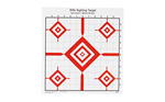 Action Targets RIFLE SIGHTING Action Target SI13100 Advanced Rifle Sighting  Diamond Paper 100 yds Rifle 14" x