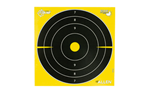 Allen EZAIMNON-ADHESI EZ-Aim 15213 Splash Reactive Target 8" Bullseye Paper Hanging Black/Yellow 25 Pe