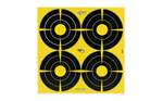 Allen EZAIMNON-ADHESI EZ-Aim 15218 Splash Reactive Target SPOT Paper Hanging 12" x 12" Black/Yellow 12
