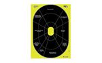 Allen EZAIMNON-ADHESI EZ-Aim 15220 Splash Reactive Target Oval Paper Hanging Handgun 12" x 18" Black/Y