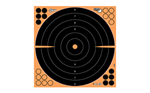 Allen EZ AIM ADHESIVE EZ-Aim 15227 Splash Reactive Target Self-Adhesive Paper Black/Orange Bullseye In