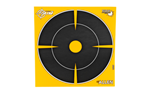 Allen EZ AIM ADHESIVE EZ-Aim 15255 Splash Reactive Target Self-Adhesive Paper Black/Orange Bullseye 12