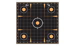 Allen EZ AIM ADHESIVE EZ-Aim 15314 Splash Reactive Target Self-Adhesive Paper Black Sight-In Grid 5 Pa