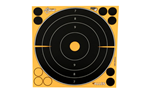Allen EZ AIM ADHESIVE EZ-Aim 15316 Splash Reactive Target Self-Adhesive Paper Black/Orange 8" Bullseye