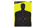 Allen EZAIMNON-ADHESI EZ-Aim 15330 Splash Reactive Target Silhouette Paper Hanging 12" x 18" Black/Yel
