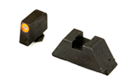 Ameriglo AMGGL-511 AmeriGlo GL511 Tall Suppressor Height Sight XL Tritium Green with Orange Outline
