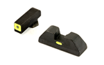 Ameriglo CAP-COMBATIVEAP AmeriGlo GL605 CAP Night Sight Set Tritium Green with LumiGreen Outline Front, B