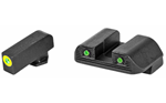 Ameriglo TROOPER AmeriGlo GL822 Trooper Set  3-Dot Tritium Green with LumiGreen Outline Front, Gr