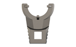 MASTER-FITWRENC Real Avid AVMFESCNW Master -Fit Extended & Standard Castle Nut Wrench Titanium/S