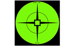 BC33936 Birchwood Casey 33936 Target Spots  Self-Adhesive Paper Black/Green 6" Crosshair