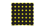 AR4-18 Birchwood Casey 34115 Shoot-N-C Pasters Black Adhesive Paper 1" 12 PK