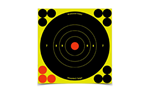 BI6-60 Birchwood Casey 34550 Shoot-N-C  Self-Adhesive Paper Pistol/Rifle Black/Yellow 4