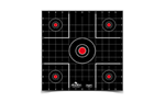 DIRTY BIRD Birchwood Casey 35212 Dirty Bird Sight-In Bullseye Tagboard Hanging 12" Black/Re