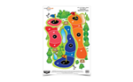 DIRTY BIRD Birchwood Casey 35566 Pregame  Self-Adhesive Paper Universal Multi Color Chip Sh