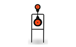 ACTION SPINNER Birchwood Casey 46244 World of Targets Double Mag Spinner Handgun Black/Orange S