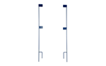 SHARPSHOOTER Birchwood Casey 49013 Adjustable Target Stakes  36" Stand Blue Steel Target 36"
