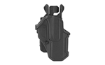 T-SERIES Blackhawk 410776BKR T-Series L2C OWB Matte Black Polymer Fits Glock 43 Belt Loop