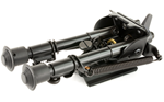 PIVOT Blackhawk 71BP09BK Sportster Pivot + Traverse Bipod 6"-9"Black Anodized Metal Sl