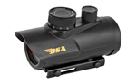 Bsa Optics  BSA RD30 RD30  Matte Black 1x30mm 5 MOA Illuminated Red Dot Reticle