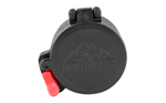 FLIP-OPEN Butler Creek 20160 Flip-Open Eyepiece Scope Cover Black Polymer 1.66"/42.20mm Si