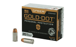 Cci/speer SPEER GOLD DOT Speer Ammo 23604GD Gold Dot Personal Protection 32 ACP 60 gr Hollow Point (HP) 2