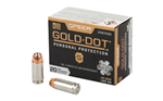 Cci/speer SPEER GOLD DOT Speer Ammo 23970GD Gold Dot Personal Protection 40 S&W 165 gr Hollow Point (HP)
