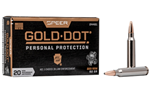Speer Ammunitio SPEER GOLD DOT 24461 SPR GOLD DOT 223 REM 62GR HP 20/200