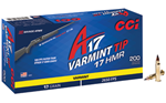 Cci/speer  CCI 949CC Varmint A17 17 HMR 17 gr Varmint Tipped 200 Bx/ 10 Cs