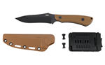 Columbia River RAMADI CRKT 2083 Ramadi  4.37" Fixed Plain Black Matte Baked-On Anti Rust SK-5 Steel Bl