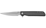 Columbia River LCK+ CRKT 3801 LCK +  3.31" Folding Drop Point Plain Satin 8Cr13MoV SS Blade/ Black G