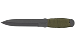 TRUEFLIGHTTHROW Cold Steel 80TFTC True Flight Thrower 6.75" Fixed Spear Point Plain Black 1055 C