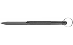DELTA DART Cold Steel CS92DD Delta Dart  3.38" Fixed Plain Black knurled w/Lanyard Ring Zy-