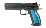 TS2 CZ-USA 91220 TS 2  9mm Luger 5.28" 20+1 Overall Black Finish with Inside Railed