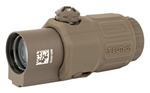 Eotech G33STSTAN G33 Gen III Magnifier Tan 3x 1" Tube w/Mount