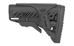 Fabrique D' Armes De Grande Precision FABFX-GLR16CP FAB Defense FX-GLR16CP GLR-16 CP Buttstock Adjustable Cheekrest & Anti-Rattle Me