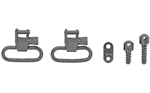 Grovtec Usa Inc  Grovtec US Inc GTSW313 Swivel Set  Rifle 1.25" Black Phosphate Ruger 10/22