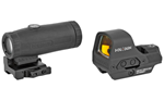 Holosun Technol  Holosun HS510CHM3X HS510C/HM3X Combo Black Anodized 1x 3x 2/65 MOA Red Circle w/