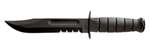 Kabar KA-BAR Ka-Bar 1214 Fighting/Utility  7" Fixed Clip Point Serrated Black 1095 Cro-Van Bl