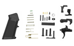 Lbe Unlimited LOWER PARTS KIT LBE Unlimited AR15LPKT Complete Lower Parts Kit  w/Pistol Grip & Trigger Guard A