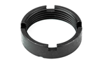 Lbe Unlimited CASTLE NUT LBE Unlimited ARCNUT Castle Nut  4140 Steel Black Phosphate AR-15