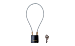 Masterlock CABLE Master Lock 99DSPT Cable Lock  Open With Key Black & Gold Steel 14"