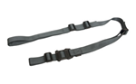 Magpul Industri  Magpul MAG513-GRY MS1 Sling 1.25" W x 48"- 60" L Adjustable Two-Point Gray Nylon