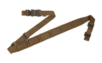 Magpul Industri  Magpul MAG545-COY MS1 Sling 1.25"-1.88" W x 48"- 60" L Padded Two-Point Coyote N