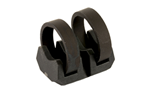 Magpul Industri LIGHTMOUNTV-BLO Magpul MAG614-BLK Light Mount V-Block and Rings  Black Anodized Aluminum/Polymer