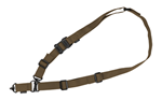 Magpul Industri  Magpul MAG953-COY MS4 QDM Sling made of Coyote Nylon Webbing with 1.25" W, Adjus